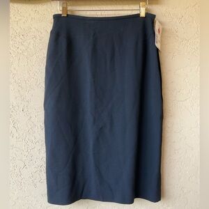 Liz Claiborne Pencil Skirt Wool Black